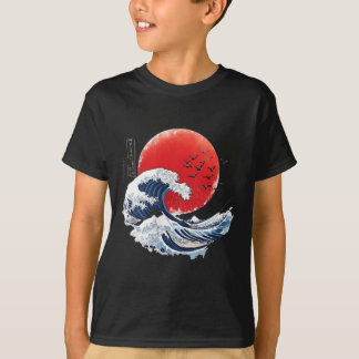 Camiseta Katsushika Hokusai Japanese Great Wave Men Women K