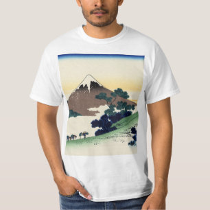 Camiseta Katsushika Hokusai. O Inume Pass no Kai Provinc