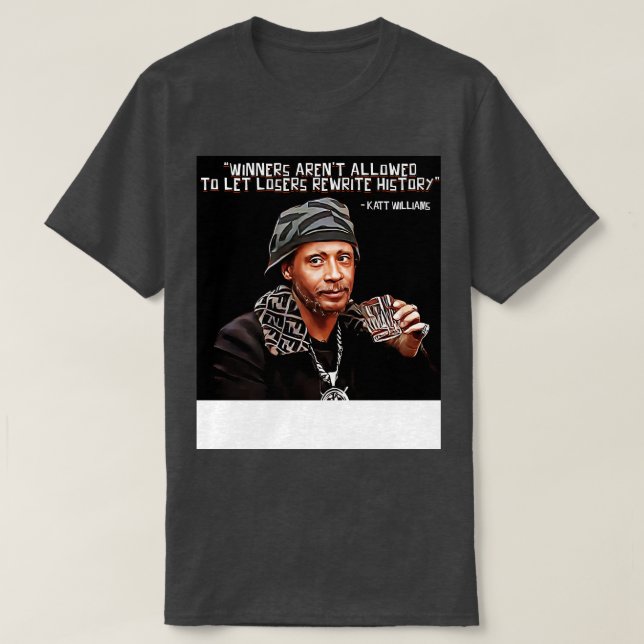 Camiseta Katt Williams Winners Perdedores Baseball TShirt (Frente do Design)