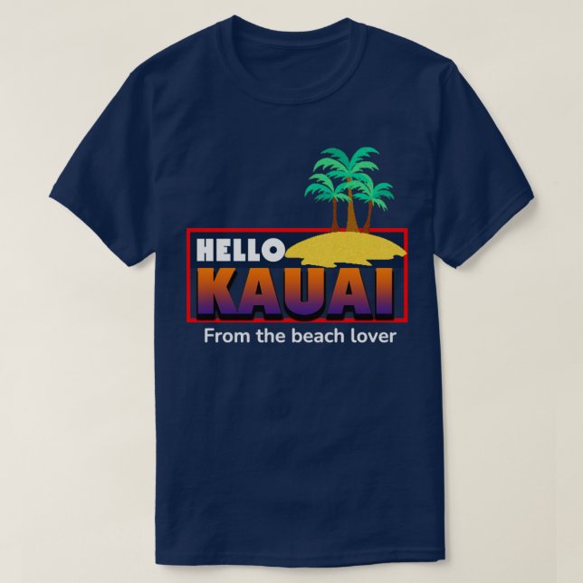 Camiseta Kauai (Frente do Design)