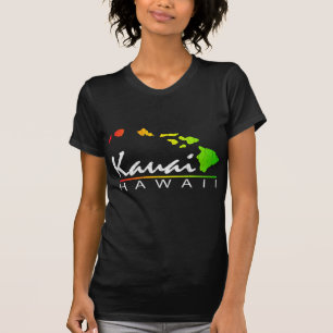 Camiseta KAUAI Havaí (design afligido)