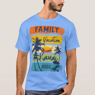 Camiseta Kauai Havaí Férias Havaianas 2022 Correspondência 