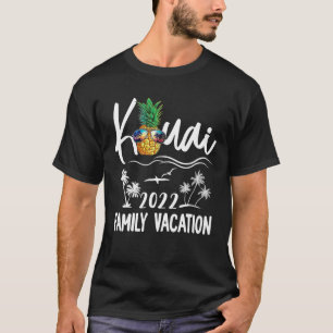 Camiseta Kauai Hawaii 2022 Pineapple Hawaiian Sunglass Va