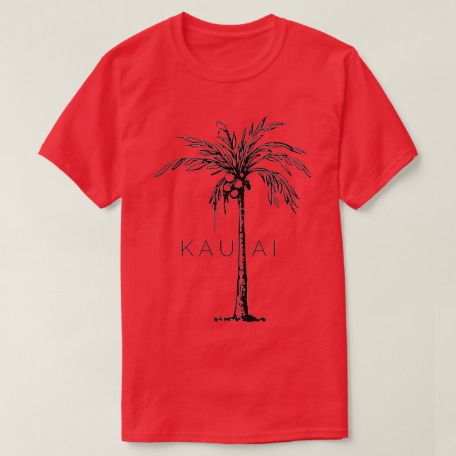 Camiseta Kauai Hawaii ALOHA da ilha (Frente do Design)
