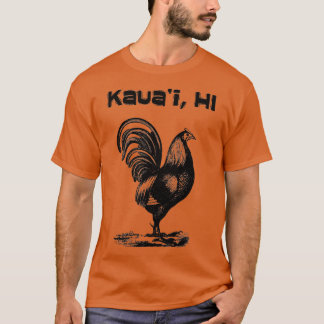 Camiseta Kauai Hawaii Rooster Chicken