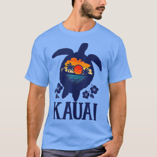 Camiseta Kauai - Hawaii Sea Turtles Vacatio Familiar Havaí