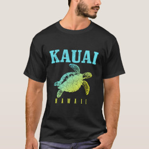 Camiseta Kauai Hawaii Surf Sea Turtle Surfer Scuba Merge H