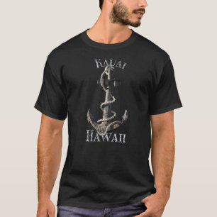 Camiseta Kauai Hawaii Vacina Anchor Náutico Navegação