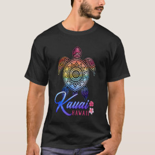 Camiseta Kauai Tie Dye Tartaruga Marinha Havaí Pra