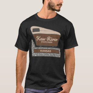 Camiseta Kaw River State Park Kansas Sinal de Boas-vindas F