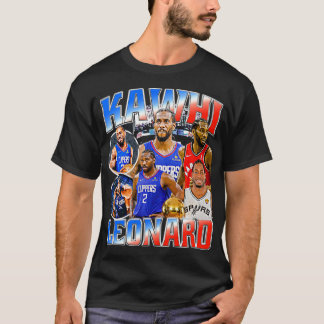 Camiseta Kawahi Leonard Bootleg 90 Vintage College T-shirt