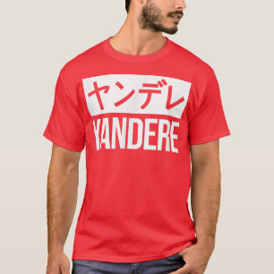 Camiseta Kawaii Aestético Japonês Yandere