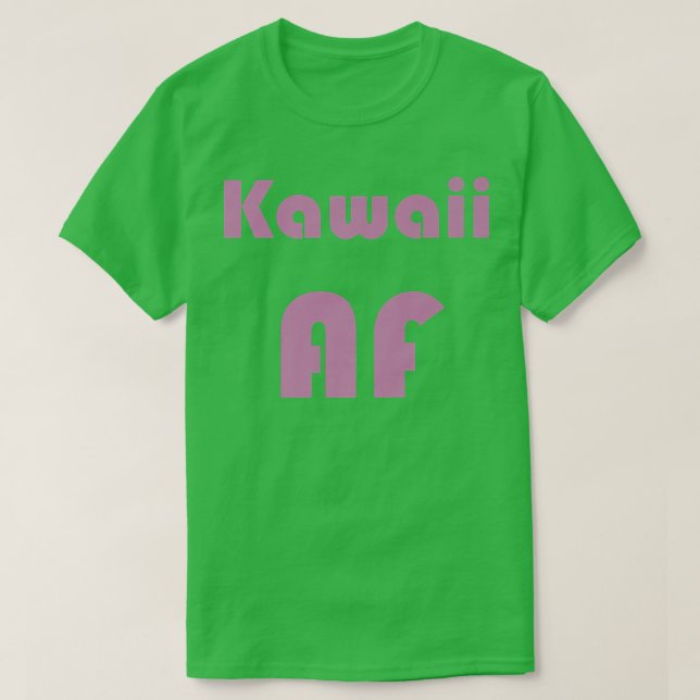 Camiseta Kawaii AF Japão Anime Web Cute (Frente do Design)