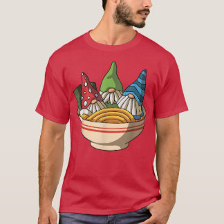 Camiseta Kawaii Anime Gnomos Asiáticos Arroz Japonês