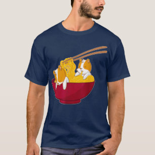 Camiseta Kawaii Anime Japonês Ramen Noodles Gift