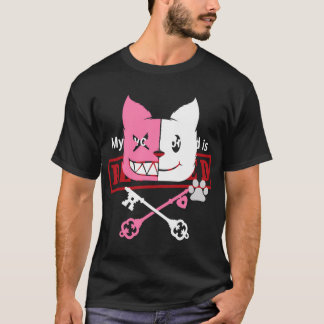 Camiseta Kawaii Anime Neko Girl Yandere Menhera Chan Pastel