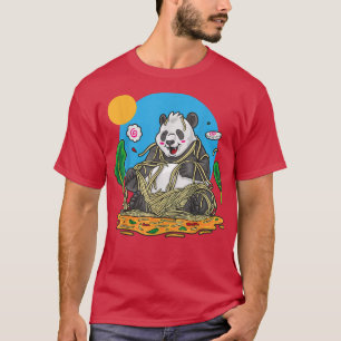 Camiseta Kawaii Anime Panda Otaku Cute Funny Panda Bear Ram