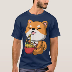 Camiseta Kawaii Anime Shiba Inu Cachorros Asiáticos Japonês