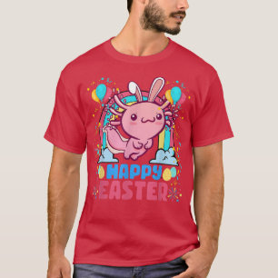 Camiseta Kawaii Aolotl Felz pascoa Coelho Coelho Coelho Mul