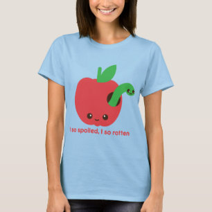 Camiseta Kawaii Apple podre