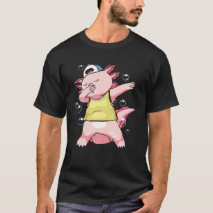 Camiseta Kawaii Axolotl Dabbing Funny Dabber Dab