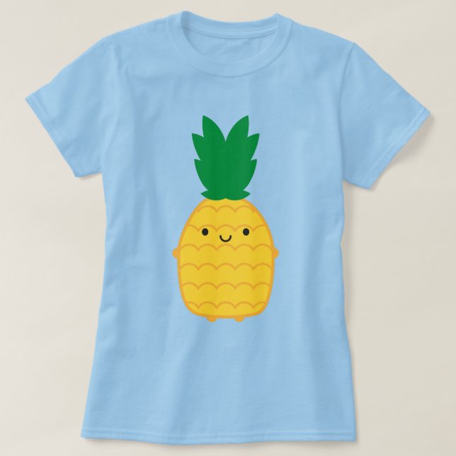 Camiseta Kawaii Baby Pineapple (Frente do Design)
