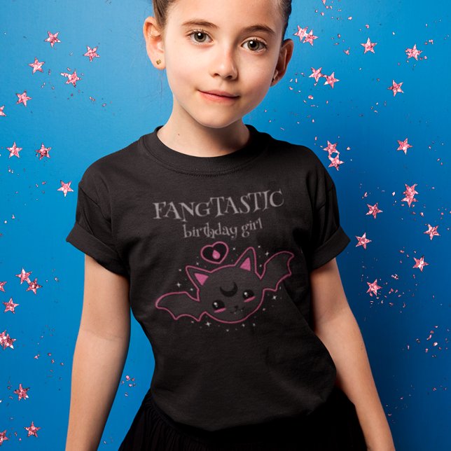 Camiseta Kawaii Bat Halloween Festa de aniversários (Criador carregado)