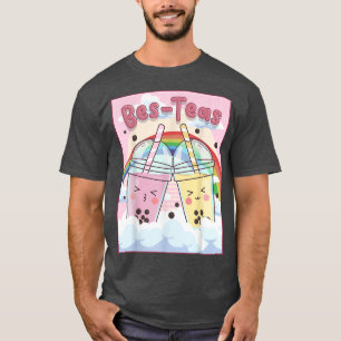 Camiseta Kawaii Boba Bubble milk Tea Bes Teas Aestético