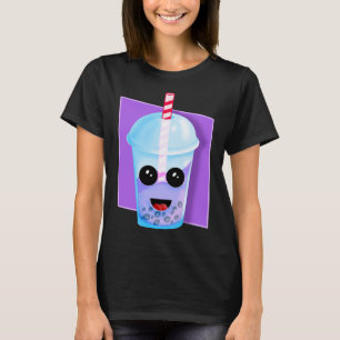 Camiseta Kawaii Boba Fruta Tea, Presente de Natal, Nascido