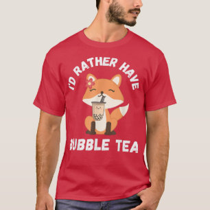 Camiseta Kawaii Boba Milk Tea Bubble Tea Lover Para Leite T