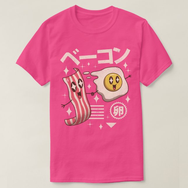Camiseta Kawaii Breakfast (Frente do Design)