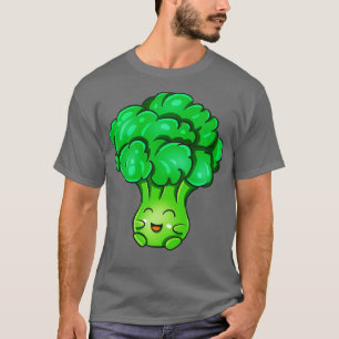Camiseta Kawaii Broccoli Cute Vegetables Veggie Comida
