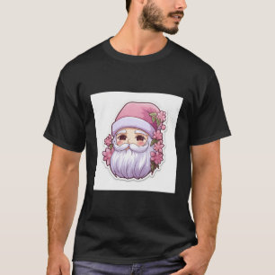 Camiseta Kawaii Cartoon Papai noel Cherry Blossom Adventure