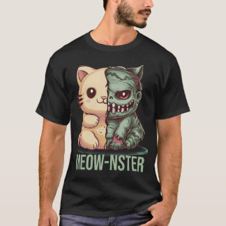 Camiseta Kawaii Cat Zombie