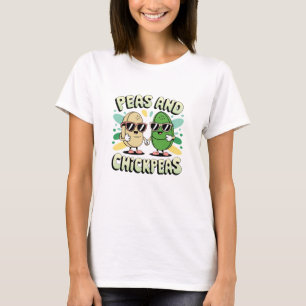 Camiseta Kawaii Chickpeas: Arte Divertida e Bonita