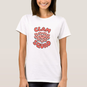 Camiseta Kawaii Clams: Arte Divertida e Bonita