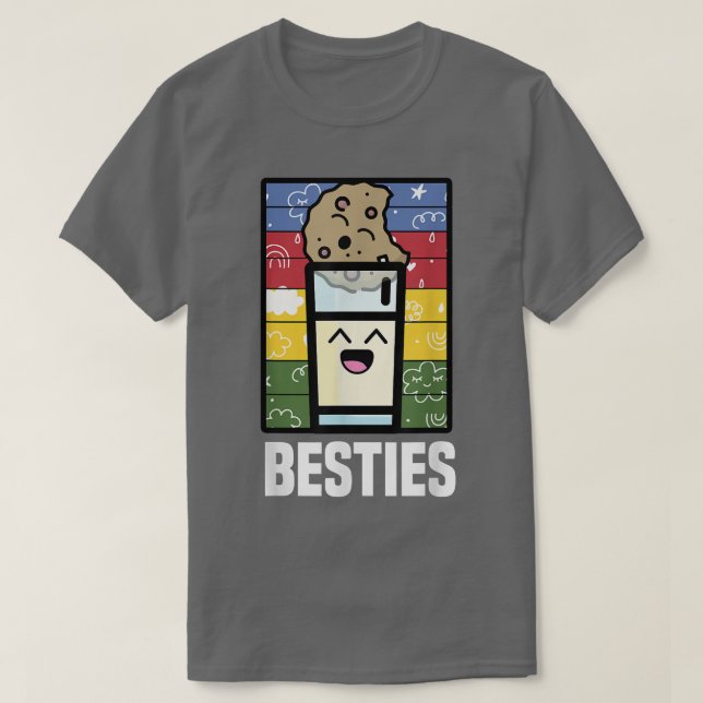 Camiseta Kawaii Cookie e Lover Comida Pun BestFrie M (Frente do Design)