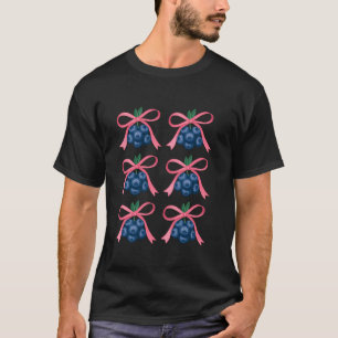 Camiseta Kawaii Coquette Arco Blueberry Legal Blueberry Lov