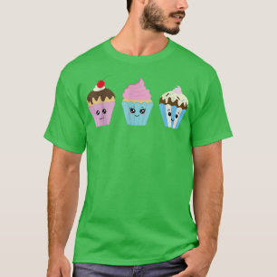 Camiseta Kawaii Cupcakes Baker Baking Muffin T-Shirt
