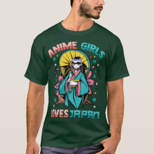 Camiseta Kawaii Cute Anime Girls Ama Japão Otaku Manga