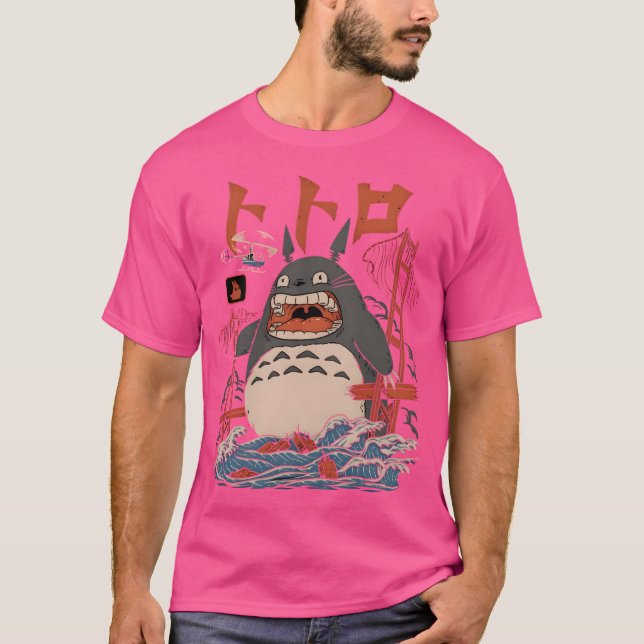 Camiseta Kawaii Cute Art Torozila - Ghiblis - Voando (Frente)