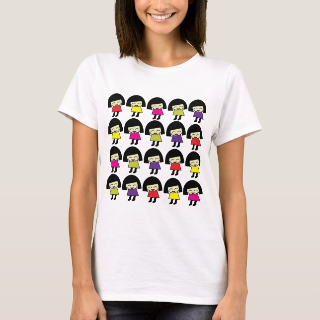 Camiseta Kawaii Cute Girls Kawaii (Frente)
