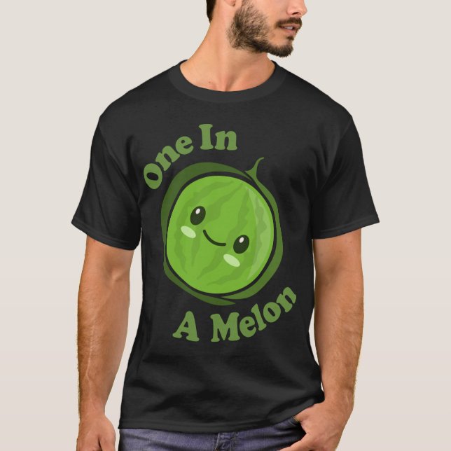 Camiseta Kawaii Cute Watermelon One Em Uma Fruta Engraçada  (Frente)