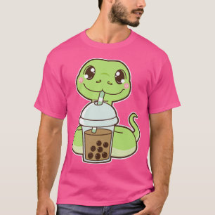 Camiseta Kawaii Cute Zodiac Boba Cobra Classic Bubble Pearl