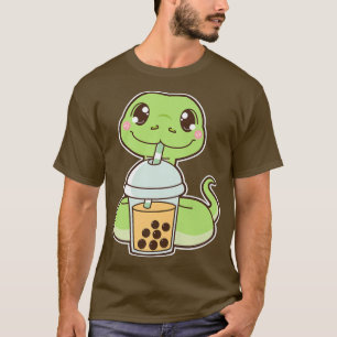 Camiseta Kawaii Cute Zodiac Boba Cobra Mango Bubble Pearl M