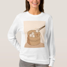 Kawaii Dim Sum Bunnis T Shirt