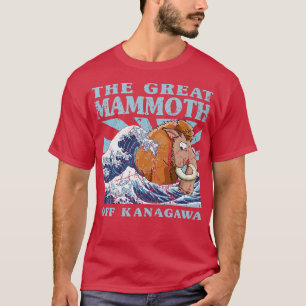 Camiseta Kawaii Excelente japonês Wave Excelente Mammoth Cu