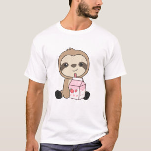 Camiseta Kawaii Fault Retro Japonês Strawberry Milkshake