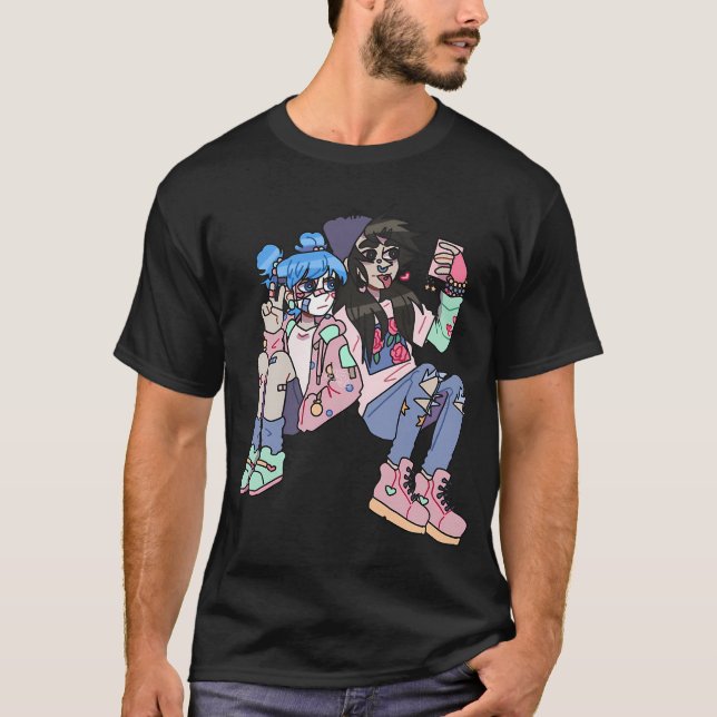 Camiseta Kawaii Ficção Científica (Frente)
