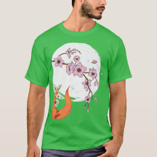 Camiseta Kawaii Fo Cherry Blossom Sakura Flower Fu
